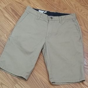 Volcom Khaki Shorts size 30‎
